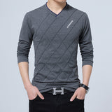 Casual Long Sleeve V Neck Shirt