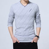 Casual Long Sleeve V Neck Shirt