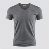 Mens T Shirt - V Collar