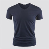 Mens T Shirt - V Collar