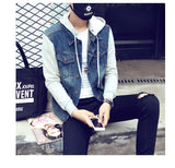 Denim Hooded Jeans Jackets