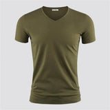 Mens T Shirt - V Collar