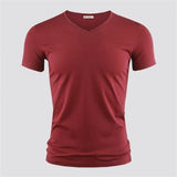 Mens T Shirt - V Collar