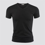 Mens T Shirt - V Collar