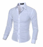 Long Sleeve Slim Fit Dress Shirts