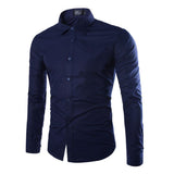 Long Sleeve Slim Fit Dress Shirts