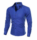 Long Sleeve Slim Fit Dress Shirts