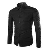 Long Sleeve Slim Fit Dress Shirts