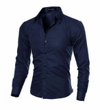 Long Sleeve Slim Fit Dress Shirts