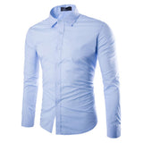 Long Sleeve Slim Fit Dress Shirts