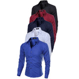 Long Sleeve Slim Fit Dress Shirts