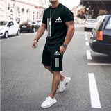 Adidas Short Sleeve Shirt & Shorts