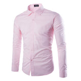 Long Sleeve Slim Fit Dress Shirts