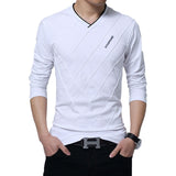 Casual Long Sleeve V Neck Shirt